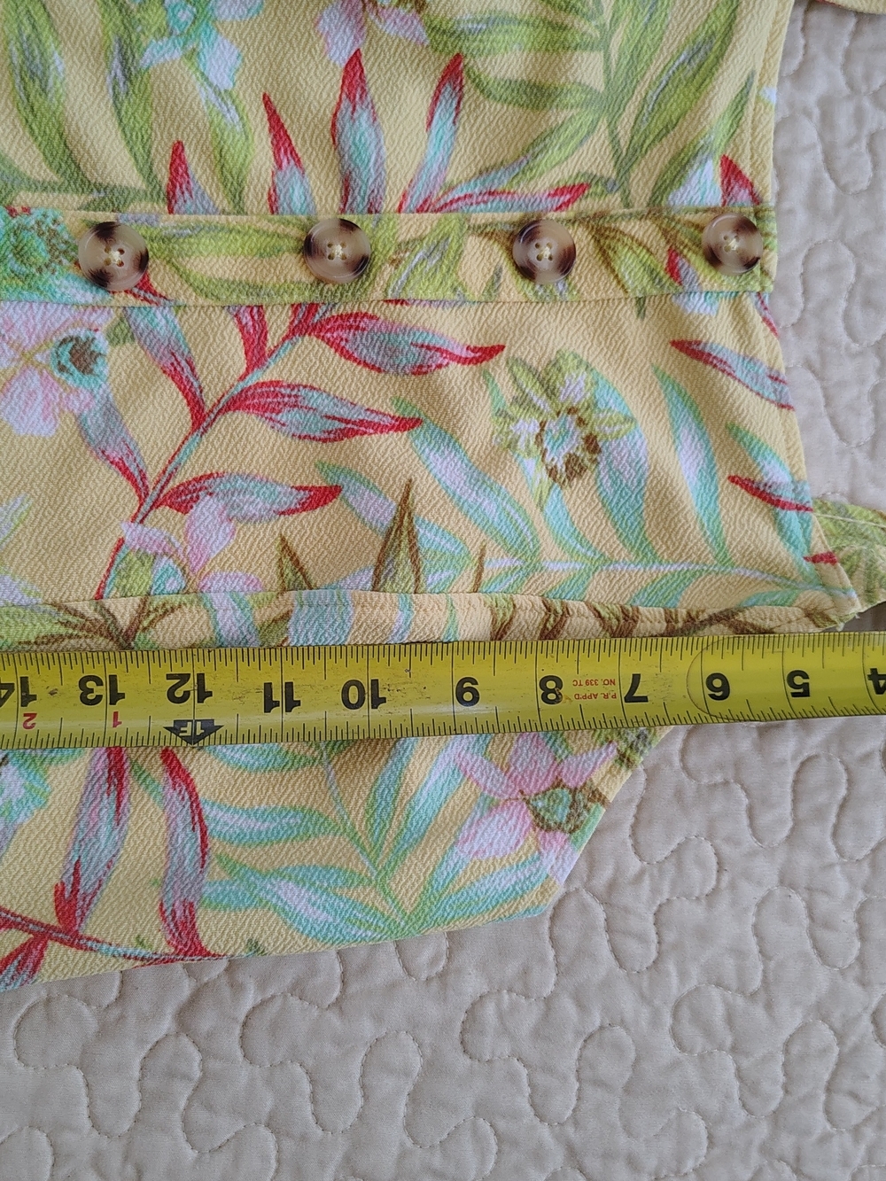 No Boundaries Yellow Tropical Pants Set Size XXL. - Picture 12 of 13